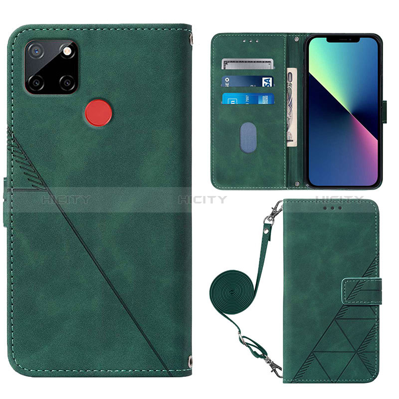 Handytasche Stand Schutzhülle Flip Leder Hülle Y02B für Realme 7i RMX2193