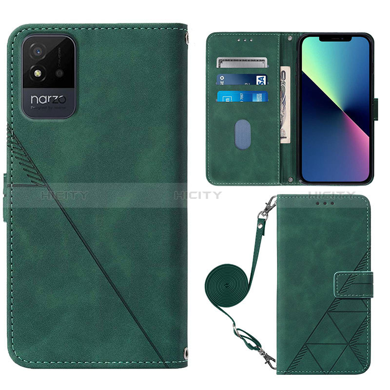 Handytasche Stand Schutzhülle Flip Leder Hülle Y02B für Realme C11 (2021) groß