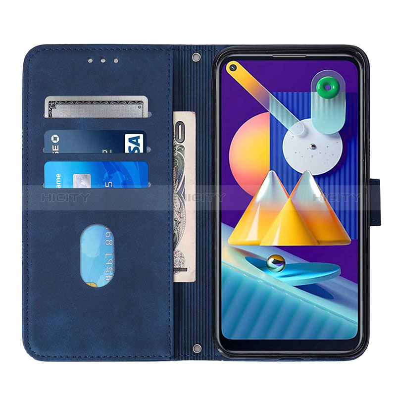 Handytasche Stand Schutzhülle Flip Leder Hülle Y02B für Samsung Galaxy A11