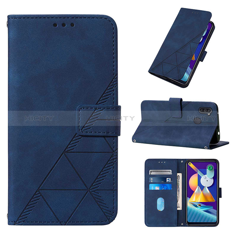 Handytasche Stand Schutzhülle Flip Leder Hülle Y02B für Samsung Galaxy A11