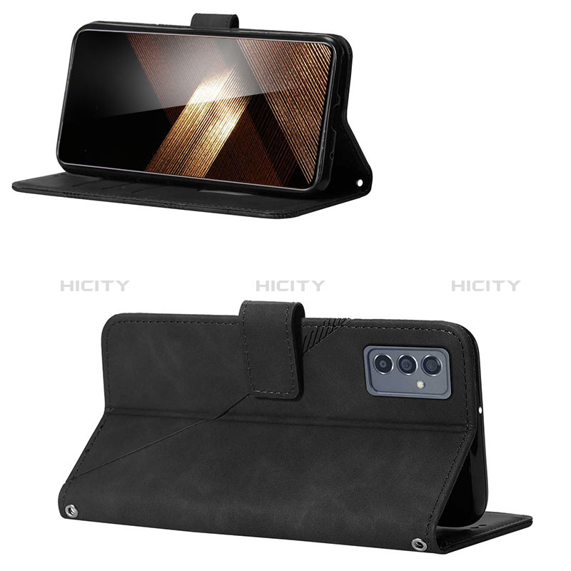 Handytasche Stand Schutzhülle Flip Leder Hülle Y02B für Samsung Galaxy A15 4G groß