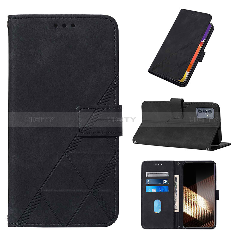 Handytasche Stand Schutzhülle Flip Leder Hülle Y02B für Samsung Galaxy A15 4G groß