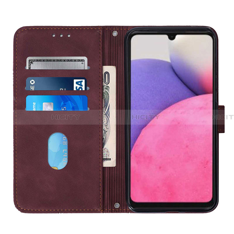 Handytasche Stand Schutzhülle Flip Leder Hülle Y02B für Samsung Galaxy A33 5G groß