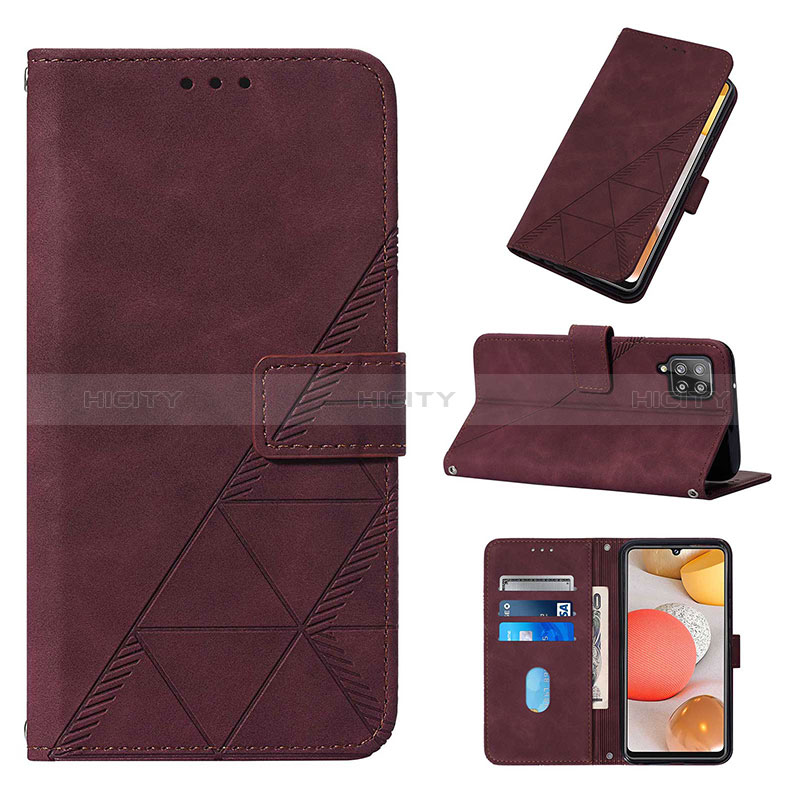 Handytasche Stand Schutzhülle Flip Leder Hülle Y02B für Samsung Galaxy A42 5G