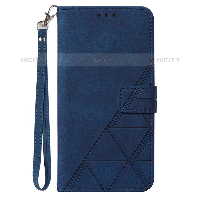 Handytasche Stand Schutzhülle Flip Leder Hülle Y02B für Samsung Galaxy M53 5G Blau Plus