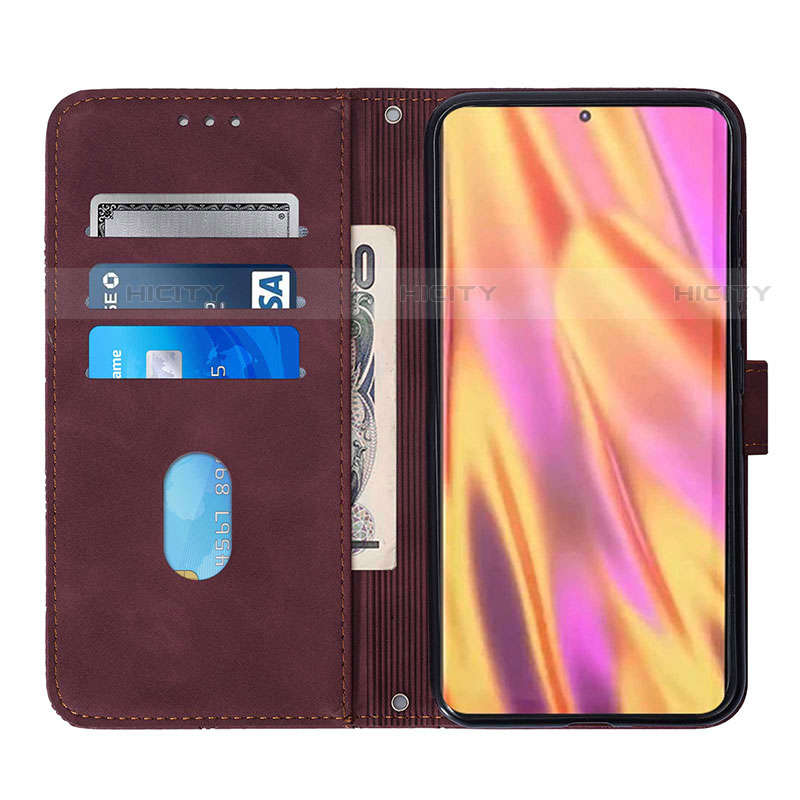 Handytasche Stand Schutzhülle Flip Leder Hülle Y02B für Samsung Galaxy S23 Ultra 5G groß