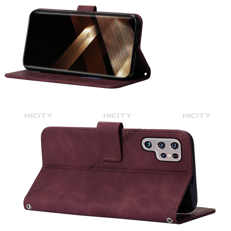 Handytasche Stand Schutzhülle Flip Leder Hülle Y02B für Samsung Galaxy S24 Ultra 5G