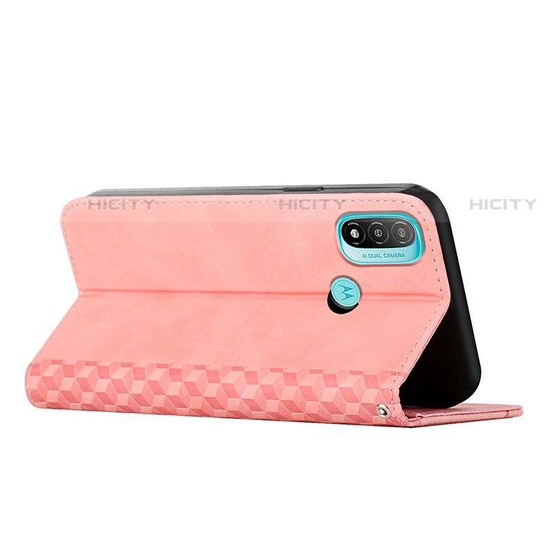 Handytasche Stand Schutzhülle Flip Leder Hülle Y02X für Motorola Moto E20