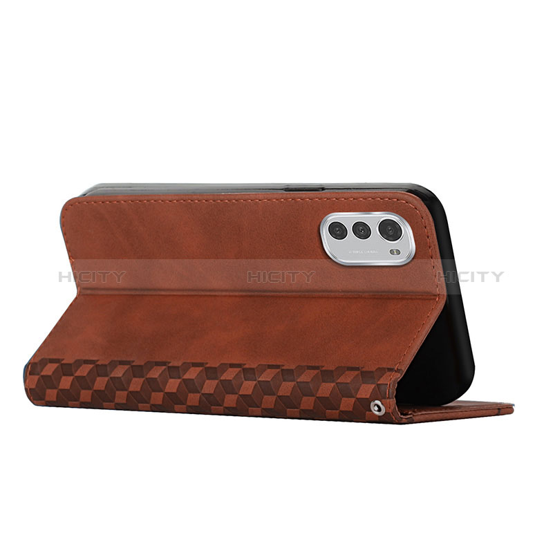 Handytasche Stand Schutzhülle Flip Leder Hülle Y02X für Motorola Moto E32 groß