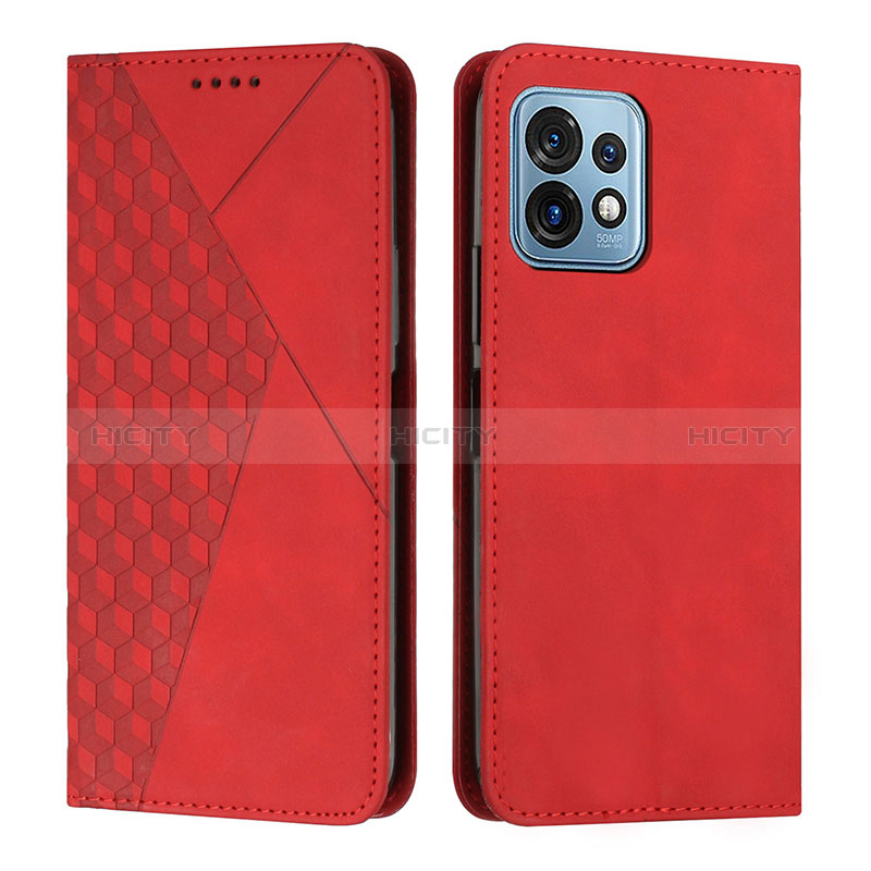 Handytasche Stand Schutzhülle Flip Leder Hülle Y02X für Motorola Moto Edge Plus (2023) 5G Rot