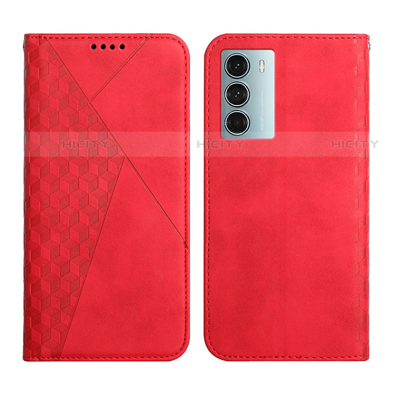 Handytasche Stand Schutzhülle Flip Leder Hülle Y02X für Motorola Moto Edge S30 5G Rot