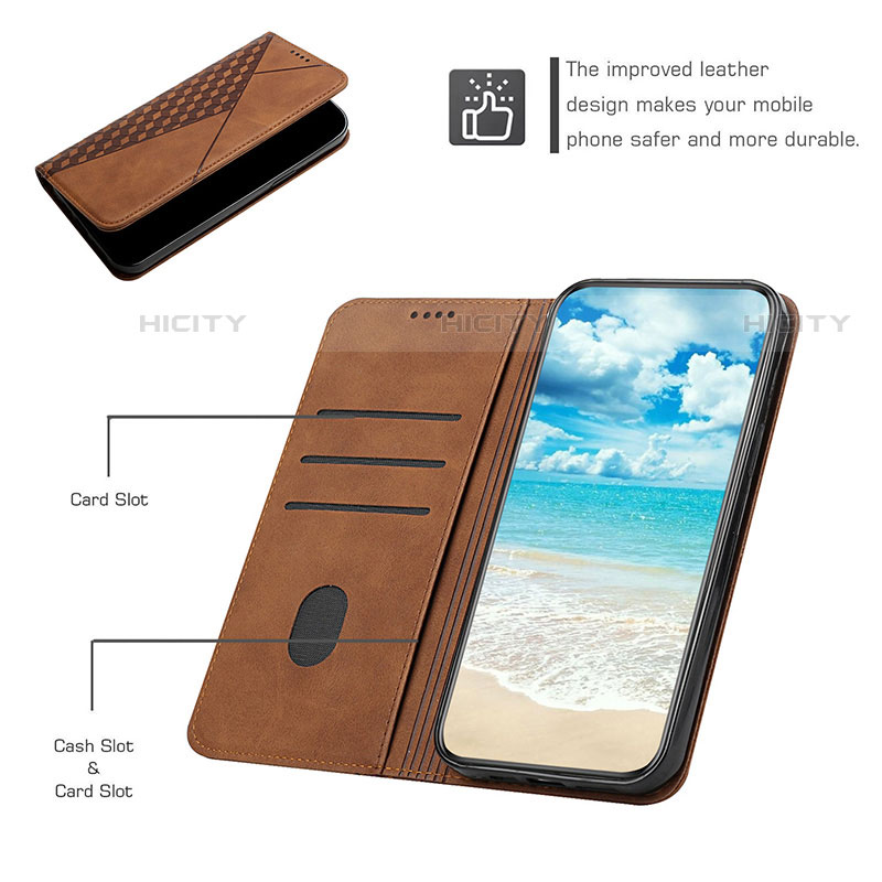 Handytasche Stand Schutzhülle Flip Leder Hülle Y02X für Motorola Moto G Play (2023)