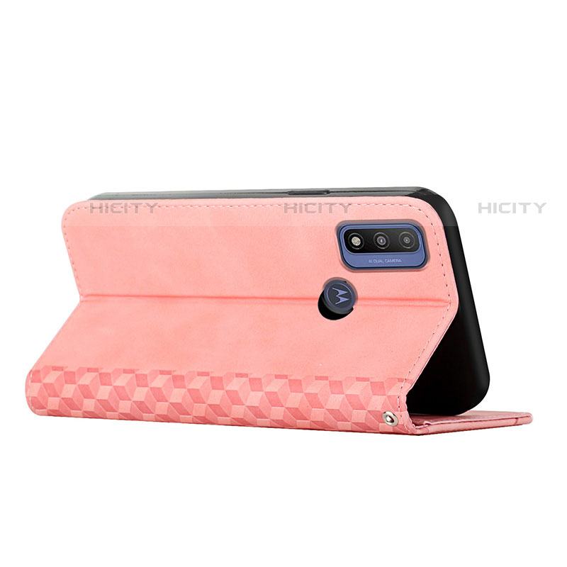 Handytasche Stand Schutzhülle Flip Leder Hülle Y02X für Motorola Moto G Pure groß