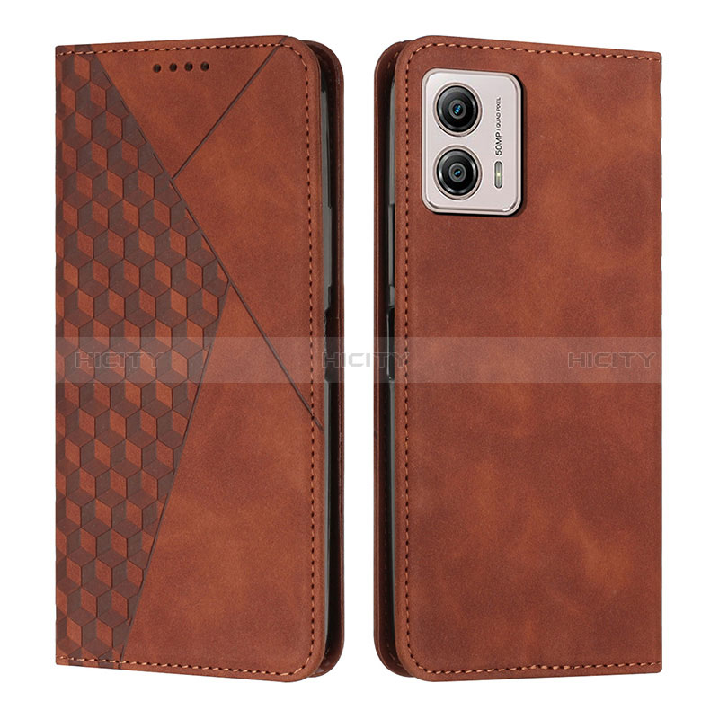 Handytasche Stand Schutzhülle Flip Leder Hülle Y02X für Motorola Moto G73 5G groß