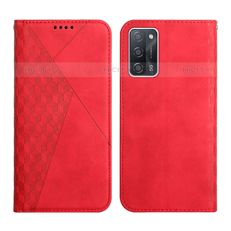 Handytasche Stand Schutzhülle Flip Leder Hülle Y02X für Oppo A53s 5G Rot