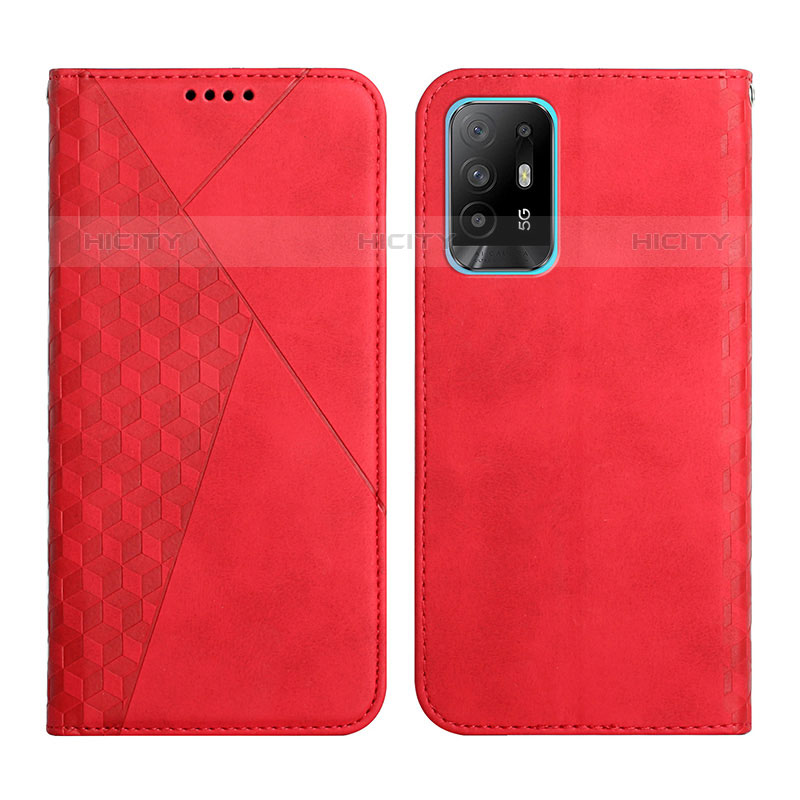 Handytasche Stand Schutzhülle Flip Leder Hülle Y02X für Oppo A94 5G Rot