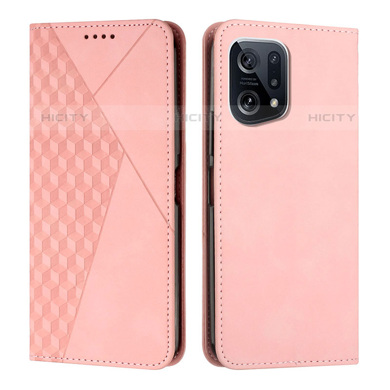 Handytasche Stand Schutzhülle Flip Leder Hülle Y02X für Oppo Find X5 Pro 5G groß