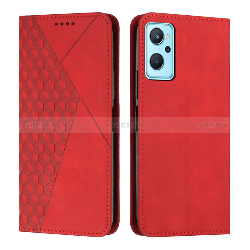 Handytasche Stand Schutzhülle Flip Leder Hülle Y02X für Realme 10 5G Rot