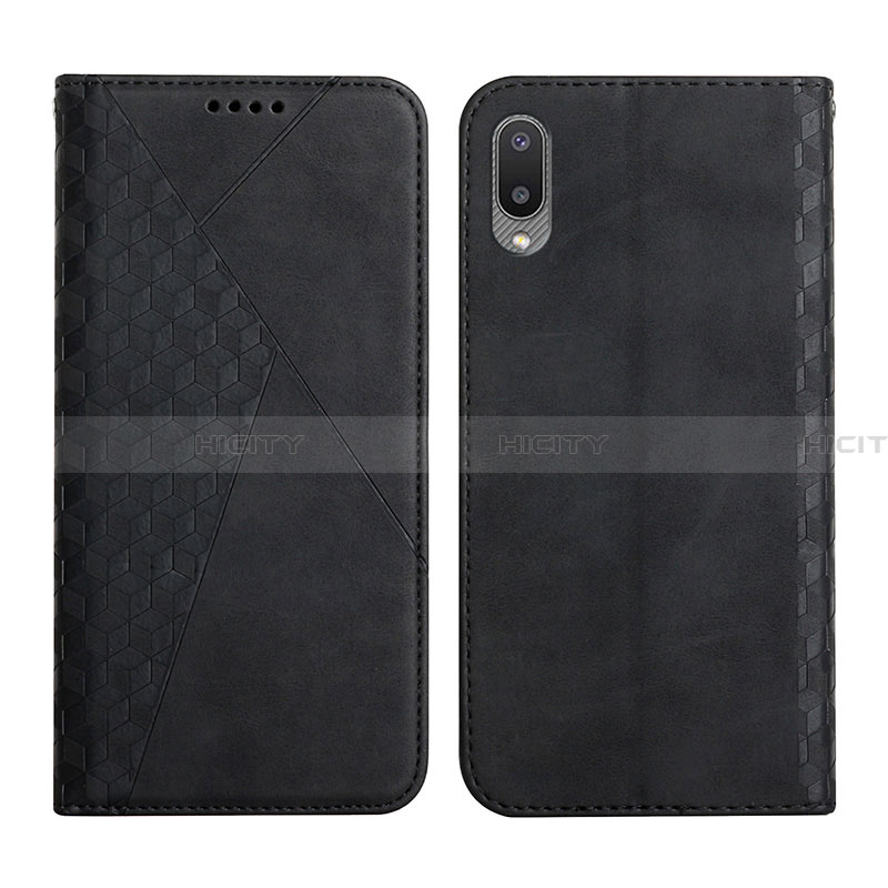 Handytasche Stand Schutzhülle Flip Leder Hülle Y02X für Samsung Galaxy A02 Schwarz