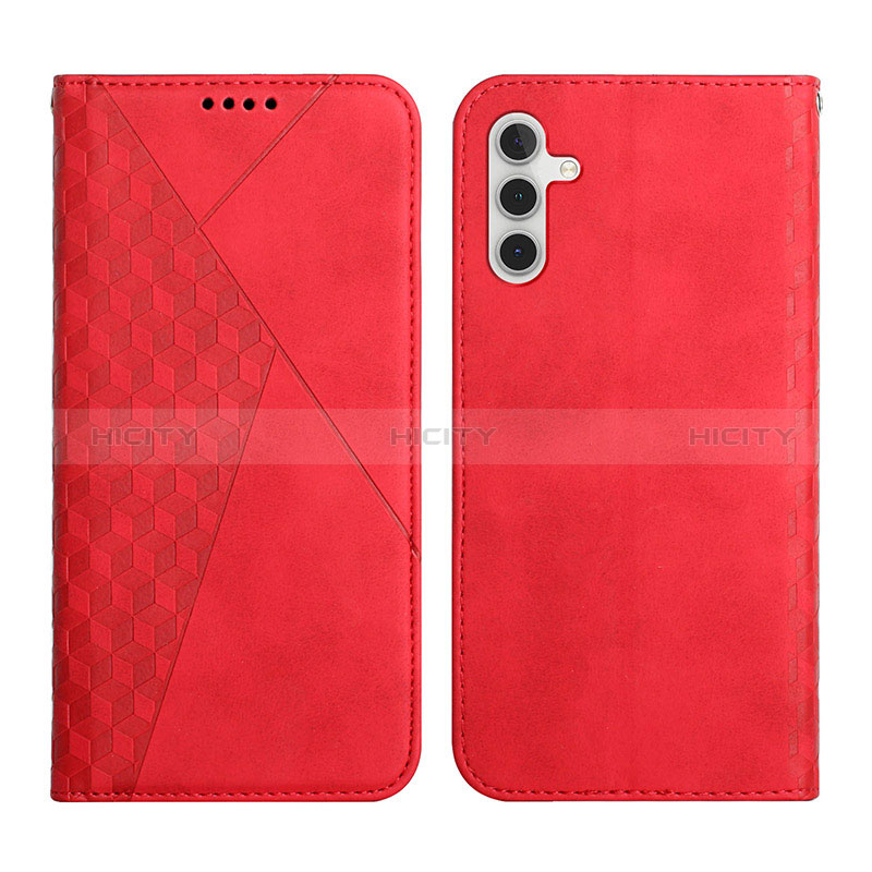 Handytasche Stand Schutzhülle Flip Leder Hülle Y02X für Samsung Galaxy A04s Rot Plus