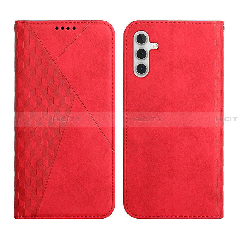 Handytasche Stand Schutzhülle Flip Leder Hülle Y02X für Samsung Galaxy A13 5G Rot