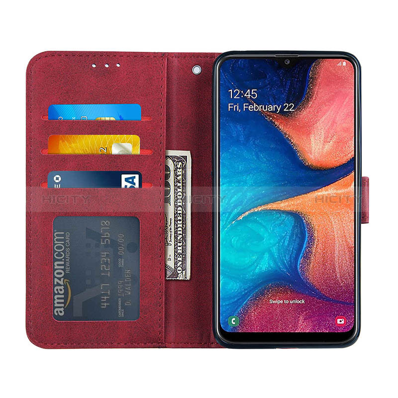 Handytasche Stand Schutzhülle Flip Leder Hülle Y02X für Samsung Galaxy A30 groß