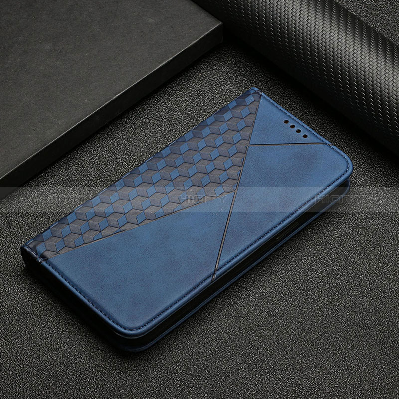 Handytasche Stand Schutzhülle Flip Leder Hülle Y02X für Samsung Galaxy A51 4G Blau