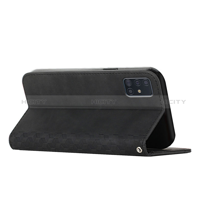 Handytasche Stand Schutzhülle Flip Leder Hülle Y02X für Samsung Galaxy A71 4G A715 groß