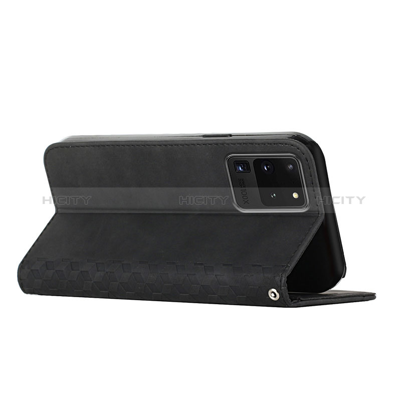 Handytasche Stand Schutzhülle Flip Leder Hülle Y02X für Samsung Galaxy S20 Ultra 5G groß