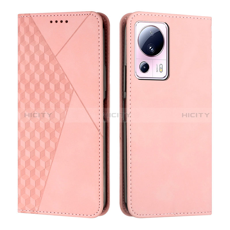 Handytasche Stand Schutzhülle Flip Leder Hülle Y02X für Xiaomi Civi 2 5G Rosegold Plus