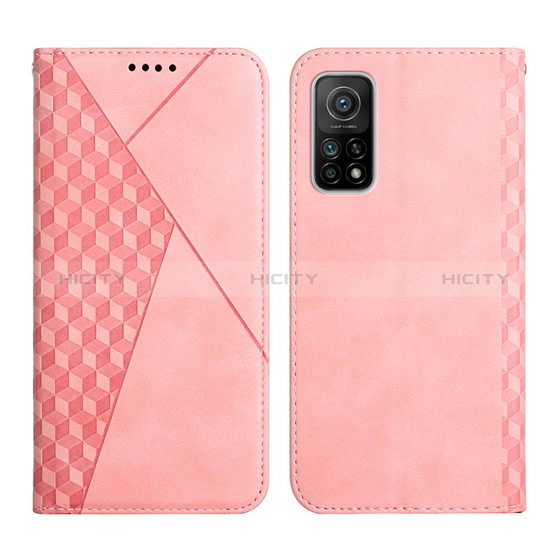 Handytasche Stand Schutzhülle Flip Leder Hülle Y02X für Xiaomi Mi 10T 5G Rosegold Plus