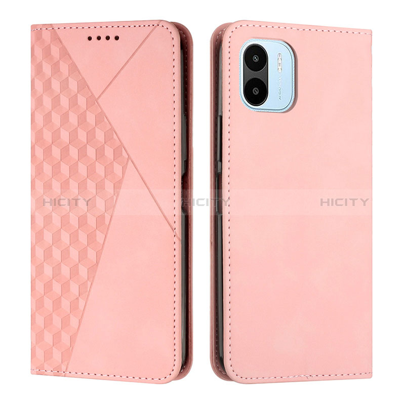 Handytasche Stand Schutzhülle Flip Leder Hülle Y02X für Xiaomi Poco C51 Rosegold