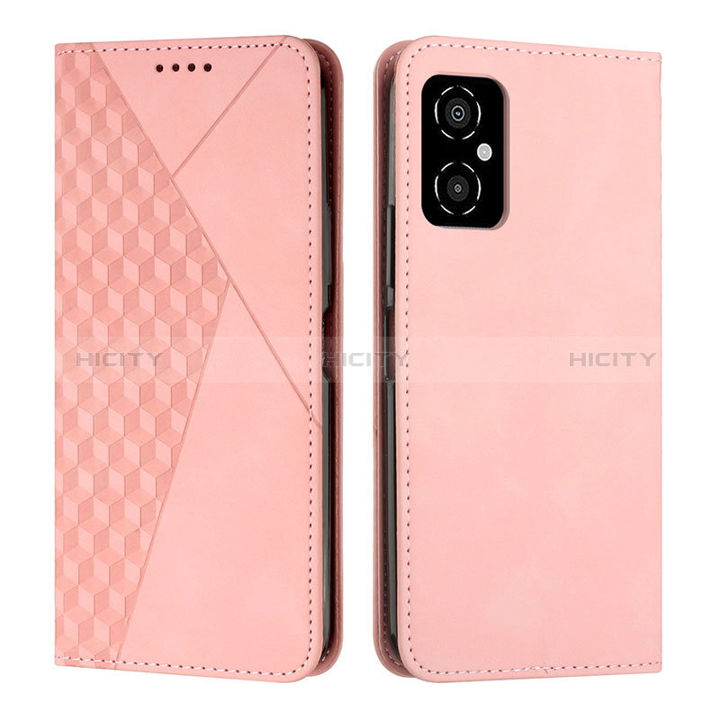 Handytasche Stand Schutzhülle Flip Leder Hülle Y02X für Xiaomi Poco M4 5G Rosegold