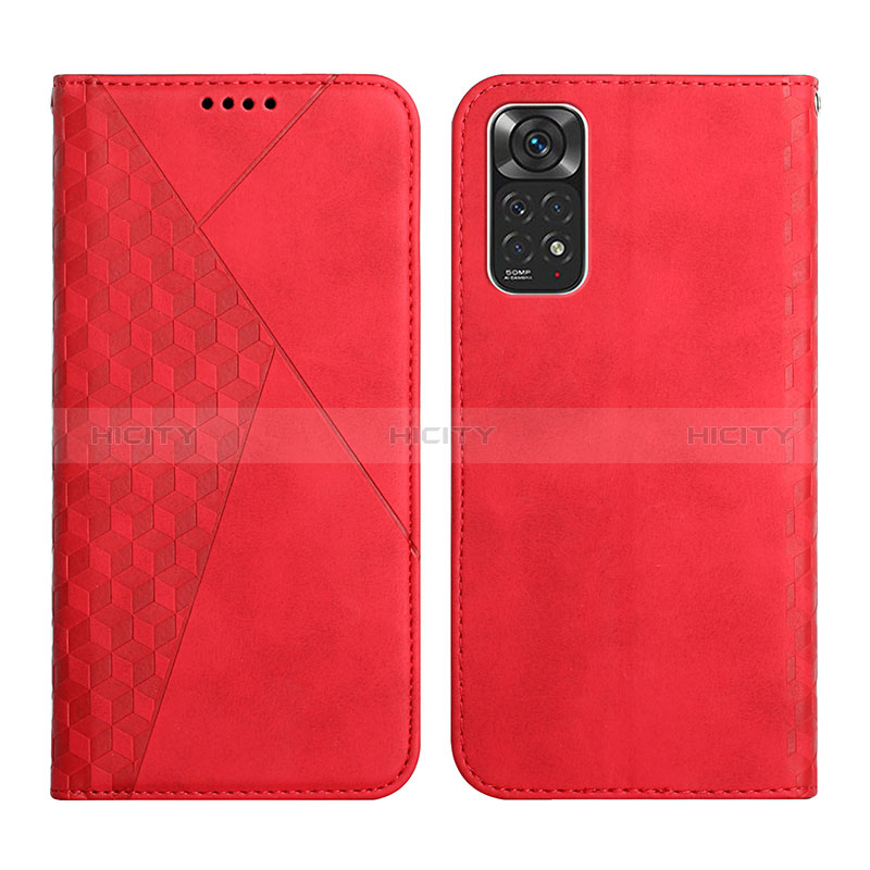 Handytasche Stand Schutzhülle Flip Leder Hülle Y02X für Xiaomi Redmi Note 11 4G (2022) Rot