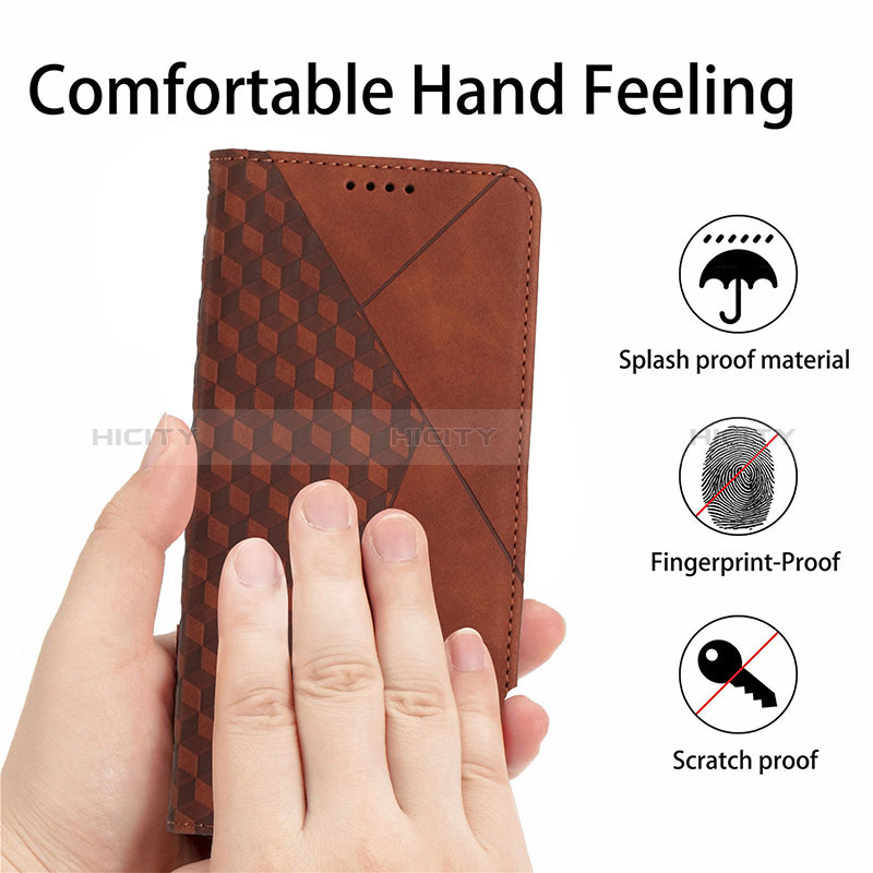 Handytasche Stand Schutzhülle Flip Leder Hülle Y02X für Xiaomi Redmi Note 13 5G groß