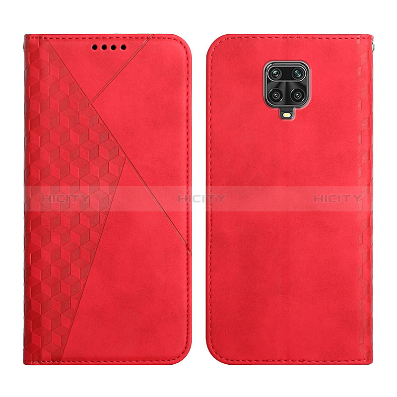 Handytasche Stand Schutzhülle Flip Leder Hülle Y02X für Xiaomi Redmi Note 9S Rot