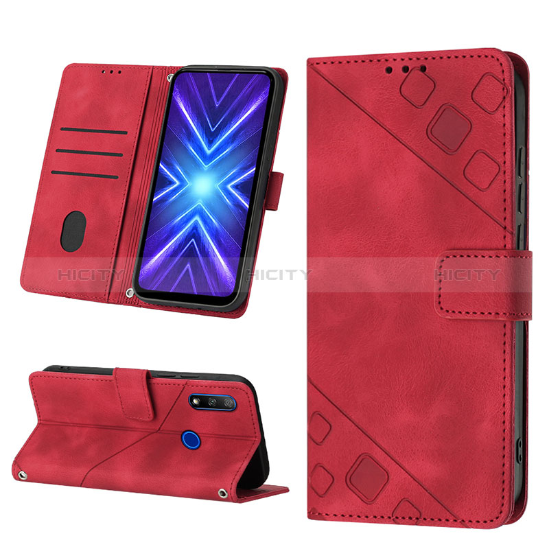 Handytasche Stand Schutzhülle Flip Leder Hülle Y03B für Huawei Y9 Prime (2019)