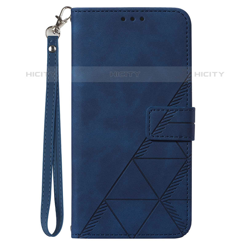 Handytasche Stand Schutzhülle Flip Leder Hülle Y03B für Samsung Galaxy A03 Blau