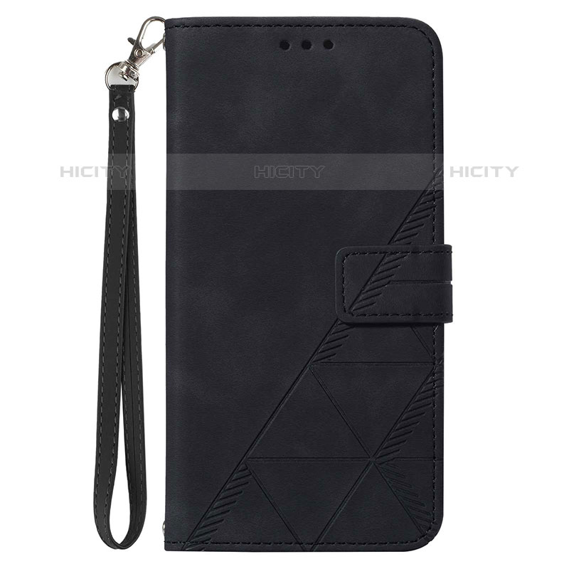 Handytasche Stand Schutzhülle Flip Leder Hülle Y03B für Samsung Galaxy A03 Schwarz Plus