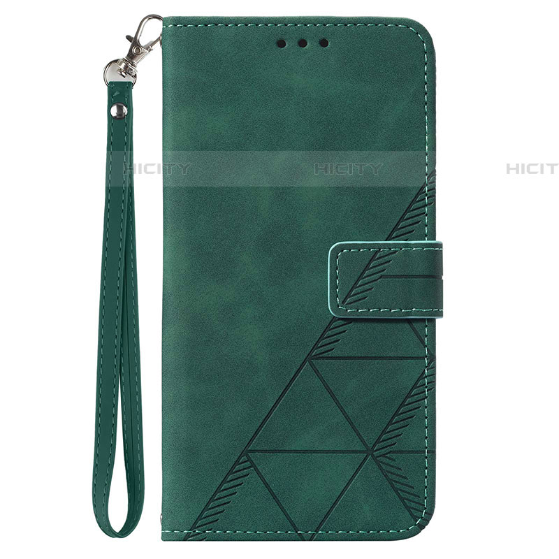 Handytasche Stand Schutzhülle Flip Leder Hülle Y03B für Samsung Galaxy A03s Grün