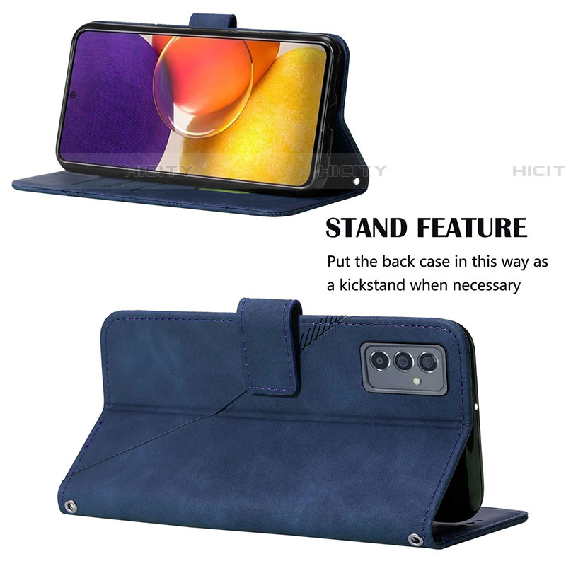 Handytasche Stand Schutzhülle Flip Leder Hülle Y03B für Samsung Galaxy A05s groß