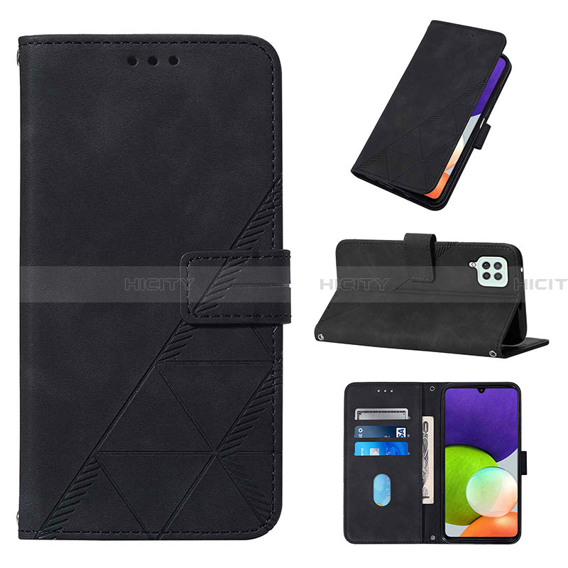 Handytasche Stand Schutzhülle Flip Leder Hülle Y03B für Samsung Galaxy A22 4G