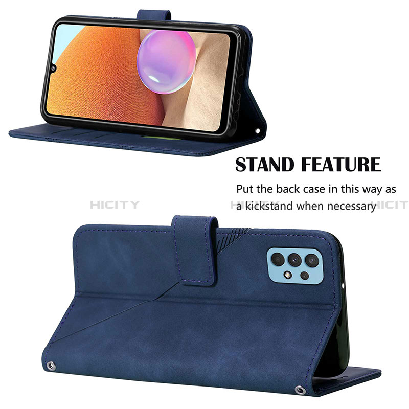 Handytasche Stand Schutzhülle Flip Leder Hülle Y03B für Samsung Galaxy A32 5G