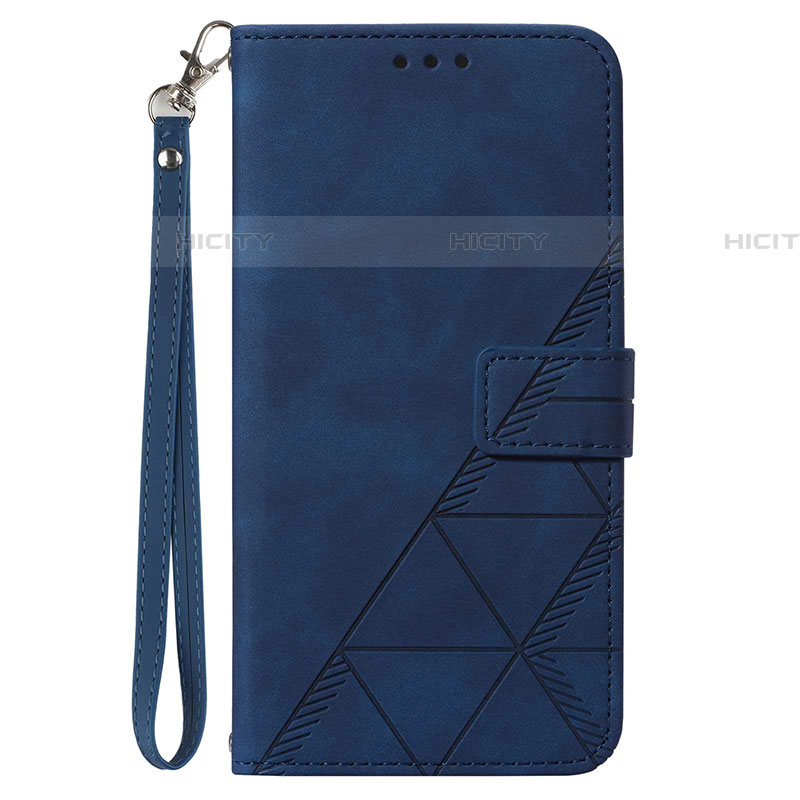 Handytasche Stand Schutzhülle Flip Leder Hülle Y03B für Samsung Galaxy A72 4G Blau