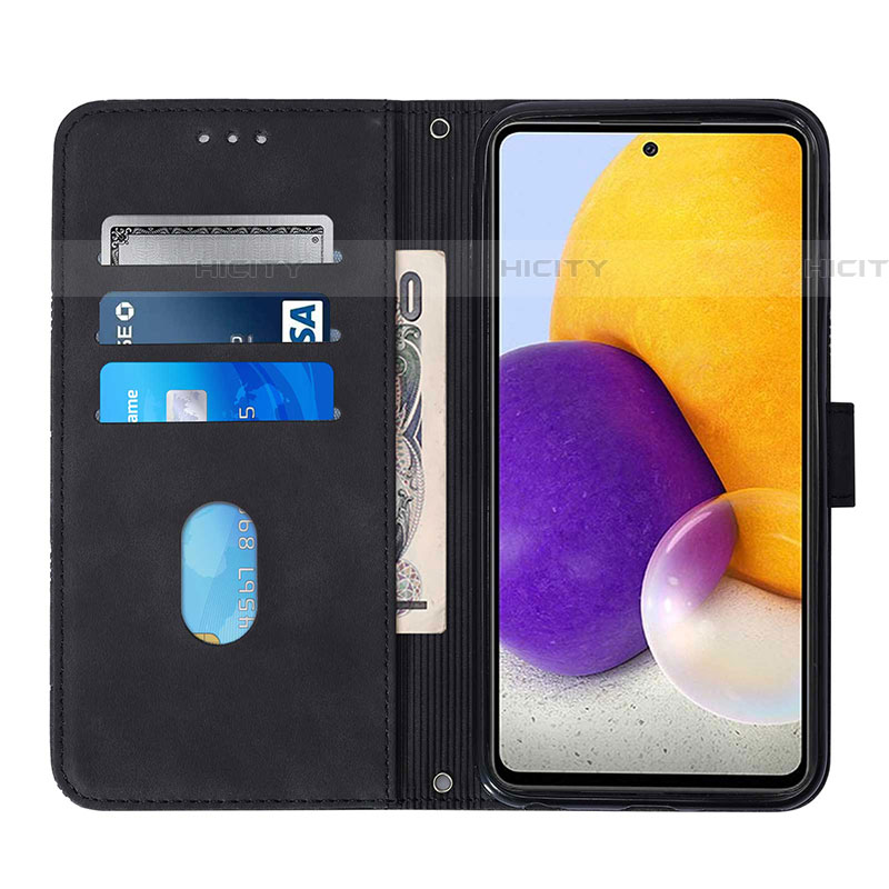 Handytasche Stand Schutzhülle Flip Leder Hülle Y03B für Samsung Galaxy A72 5G groß