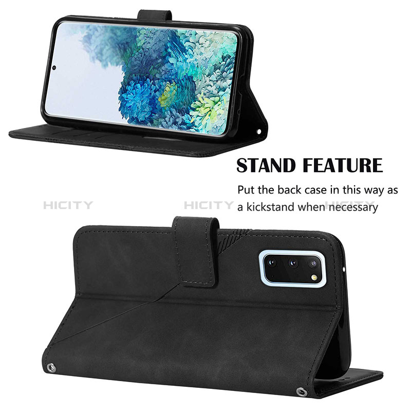 Handytasche Stand Schutzhülle Flip Leder Hülle Y03B für Samsung Galaxy S20 5G