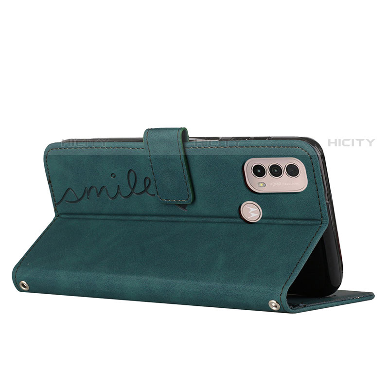 Handytasche Stand Schutzhülle Flip Leder Hülle Y03X für Motorola Moto E20