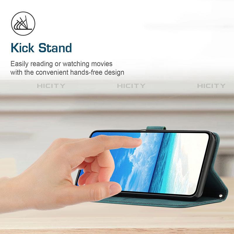 Handytasche Stand Schutzhülle Flip Leder Hülle Y03X für Motorola Moto E20