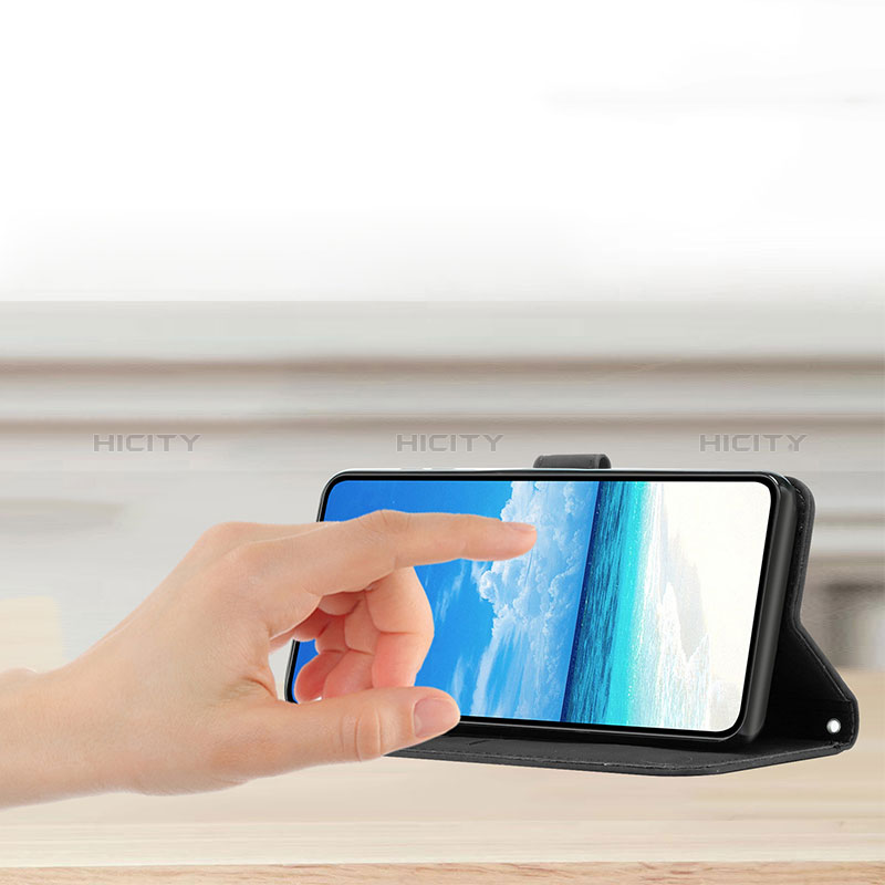 Handytasche Stand Schutzhülle Flip Leder Hülle Y03X für Motorola Moto E22 groß