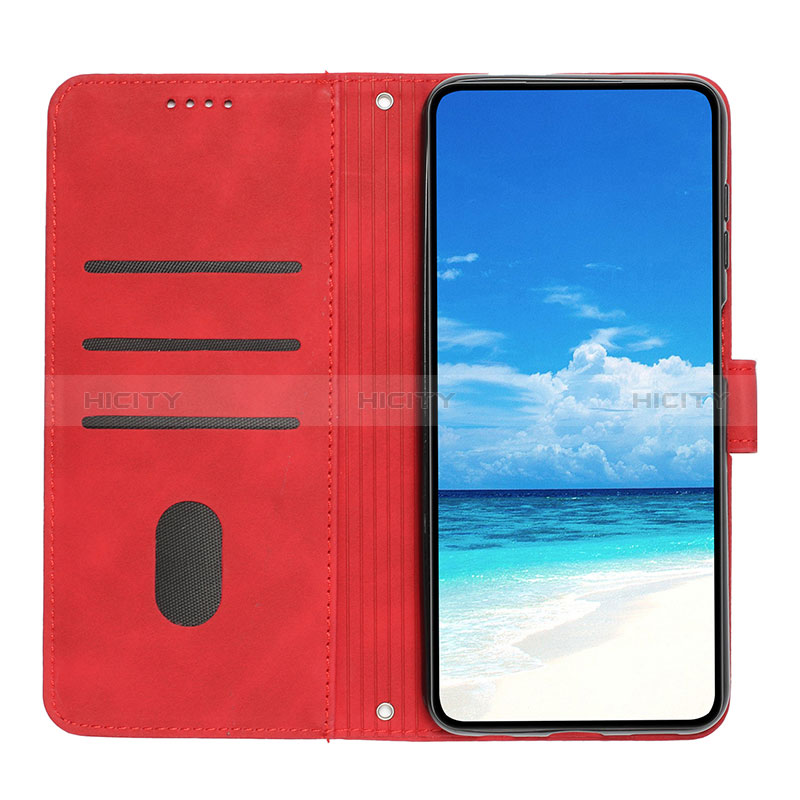 Handytasche Stand Schutzhülle Flip Leder Hülle Y03X für Motorola Moto E32 India groß